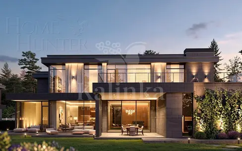 2-этажный коттедж 636.49 м² без отделки