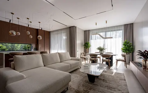 2-этажный коттедж 345 м² с отделкой