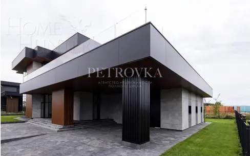 1-этажный коттедж 800 м² без отделки
