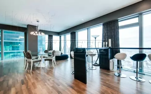 3-УРОВНЕВЫЕ АПАРТАМЕНТЫ С ОТДЕЛКОЙ 222 М² НА 41 ЭТАЖЕ